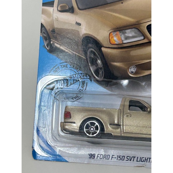 Hot Wheels 99 Ford F-150 SVT Lightning Gold HW Hot Trucks 237/250 GHB33 - Picture 3 of 6